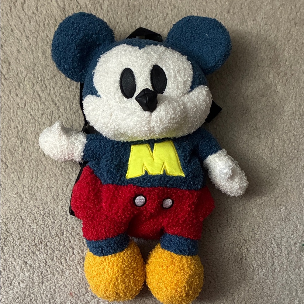 NEW - Mickey Mouse teddy backpack